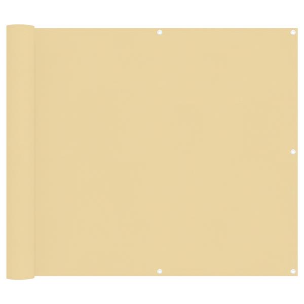 Grote foto vidaxl balkon scherm 90 x 200 cm pu gecoat oxford alu tuin en terras overige tuin en terras