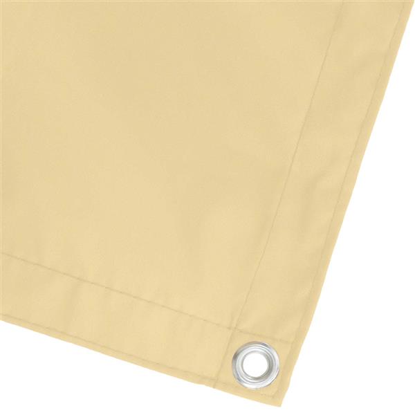 Grote foto vidaxl balkon scherm 75 x 200 cm pu gecoat oxford alu tuin en terras overige tuin en terras