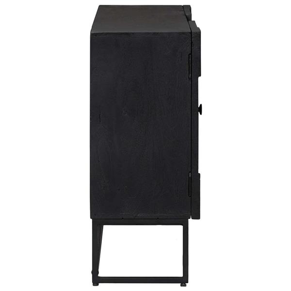 Grote foto vidaxl dressoir zwart 105 x 30 x 68 cm huis en inrichting overige