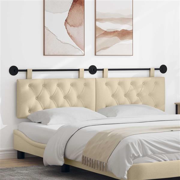 Grote foto vidaxl hangend hoofdeinde cr me stof antiek en kunst stoelen en banken