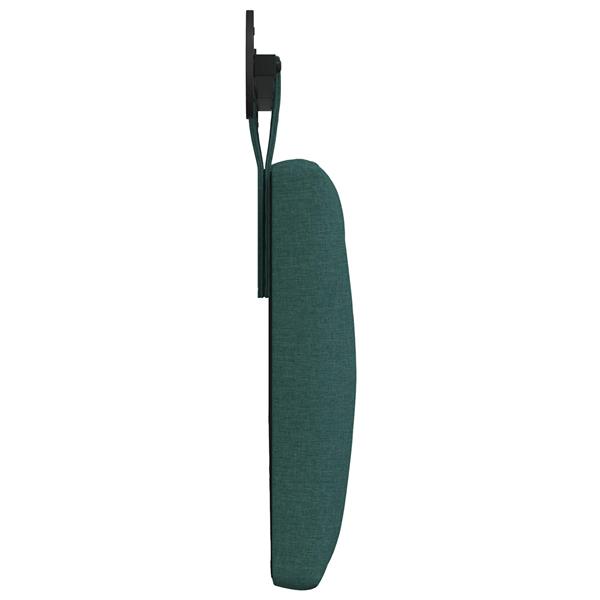 Grote foto vidaxl hangend hoofdeinde donkergroen stof antiek en kunst stoelen en banken