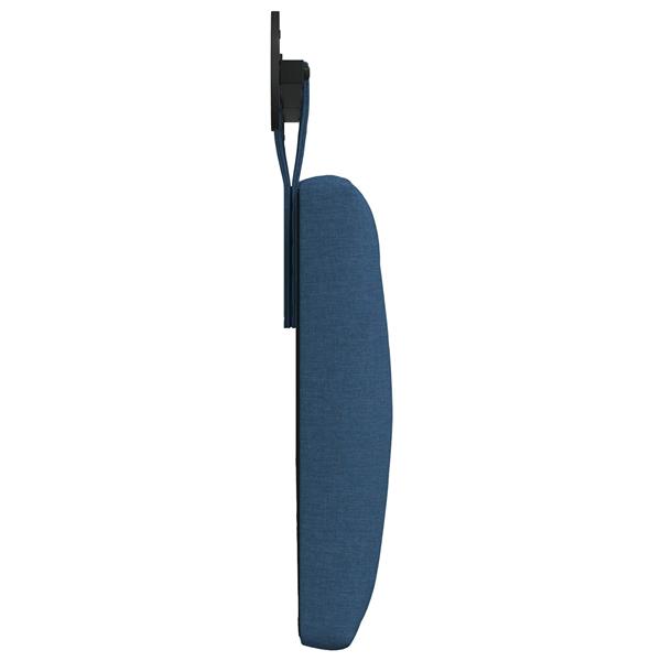 Grote foto vidaxl hangend hoofdeinde blauw stof antiek en kunst stoelen en banken