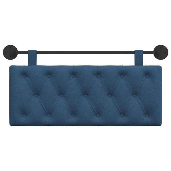 Grote foto vidaxl hangend hoofdeinde blauw stof antiek en kunst stoelen en banken