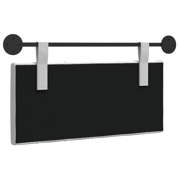 Grote foto vidaxl hangend hoofdeinde wit stof antiek en kunst stoelen en banken