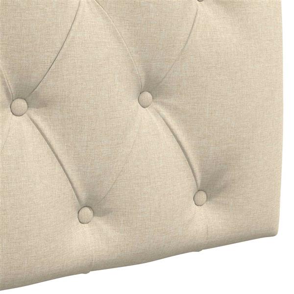 Grote foto vidaxl hangend hoofdeinde cr me stof antiek en kunst stoelen en banken