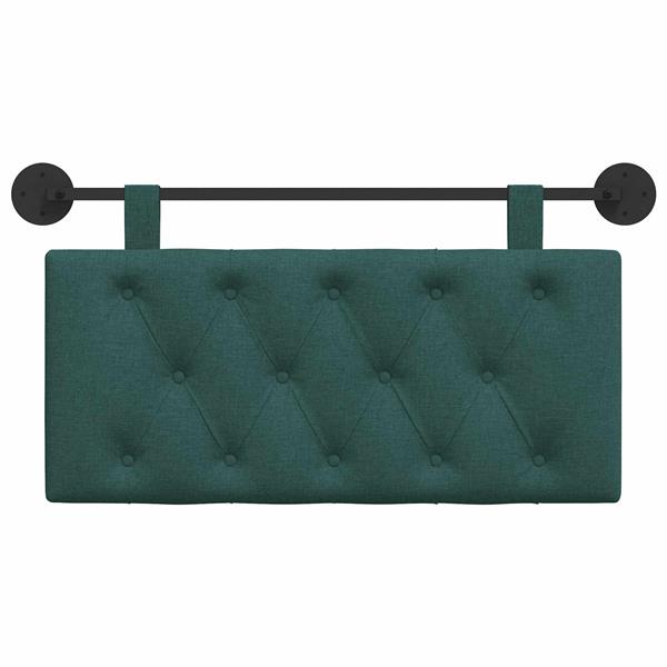 Grote foto vidaxl hangend hoofdeinde donkergroen stof antiek en kunst stoelen en banken