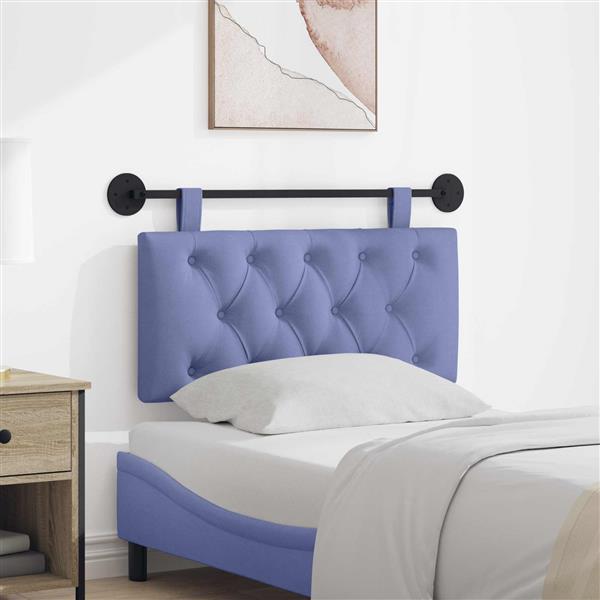 Grote foto vidaxl hangend hoofdeinde jeans blauw stof antiek en kunst stoelen en banken