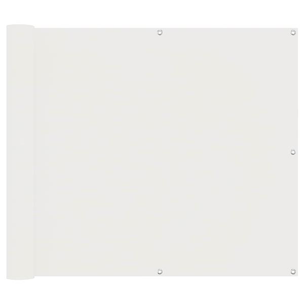 Grote foto vidaxl balkon scherm wit 100 x 700 cm oxford stof tuin en terras overige tuin en terras