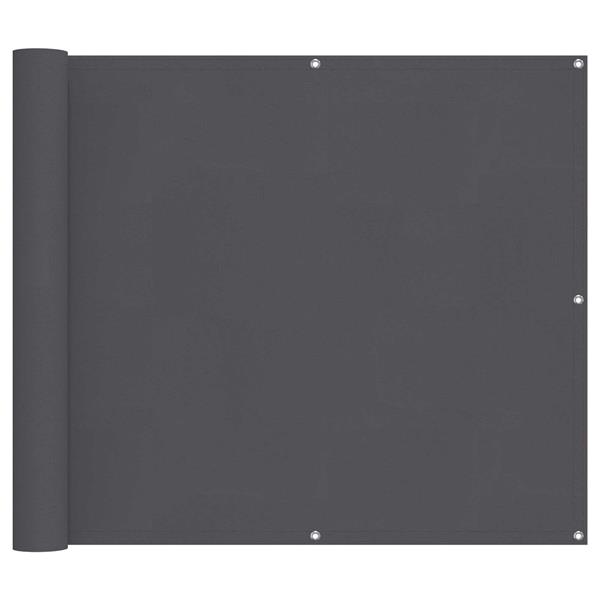 Grote foto vidaxl balkon scherm 90 x 200 cm pu gecoat oxford alu tuin en terras overige tuin en terras