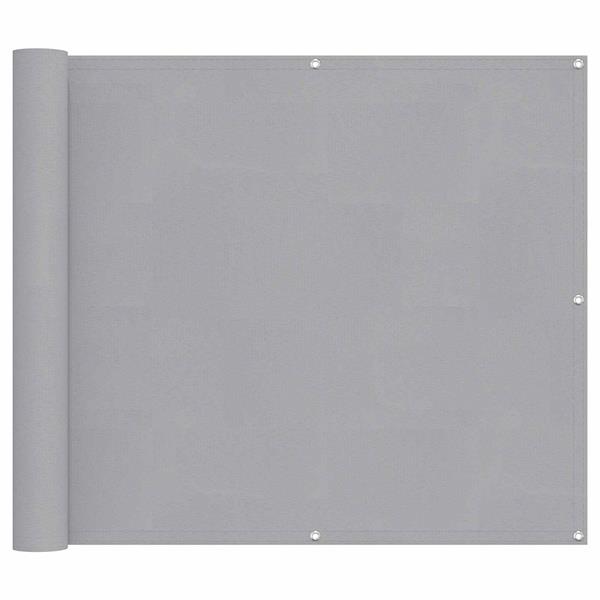 Grote foto vidaxl balkon scherm 90 x 200 cm pu gecoat oxford alu tuin en terras overige tuin en terras