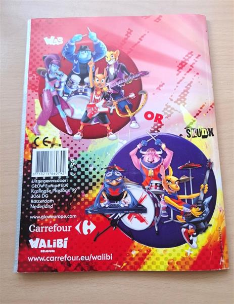 Grote foto walibi verzamelalbum met kaarten en stickers verzamelen supermarktacties
