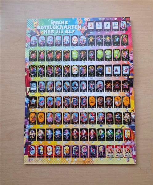 Grote foto walibi verzamelalbum met kaarten en stickers verzamelen supermarktacties