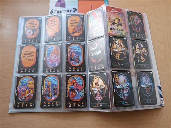 Grote foto walibi verzamelalbum met kaarten en stickers verzamelen supermarktacties