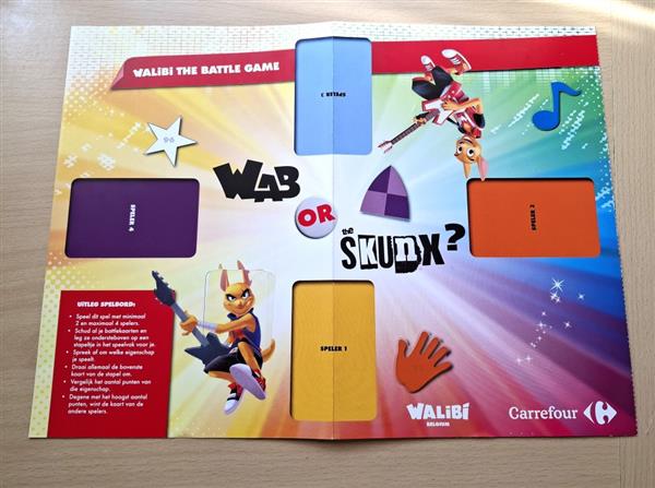 Grote foto walibi verzamelalbum met kaarten en stickers verzamelen supermarktacties