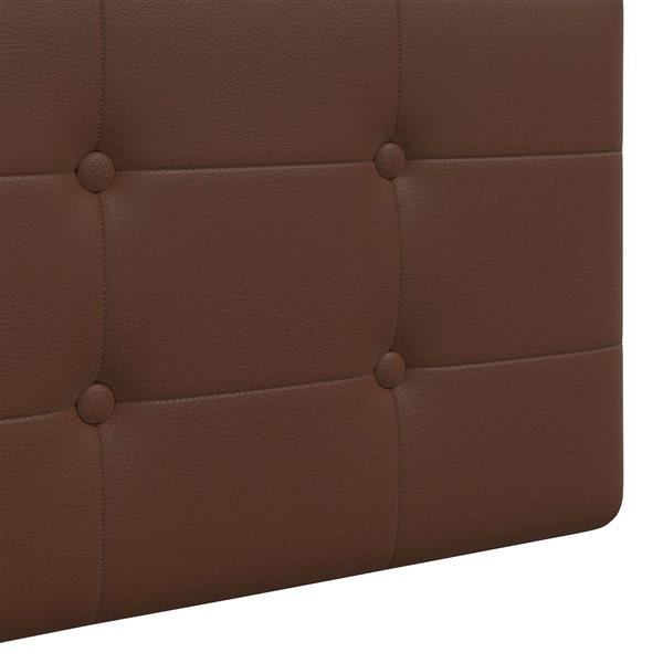 Grote foto vidaxl hangend hoofdeinde nep leer antiek en kunst stoelen en banken