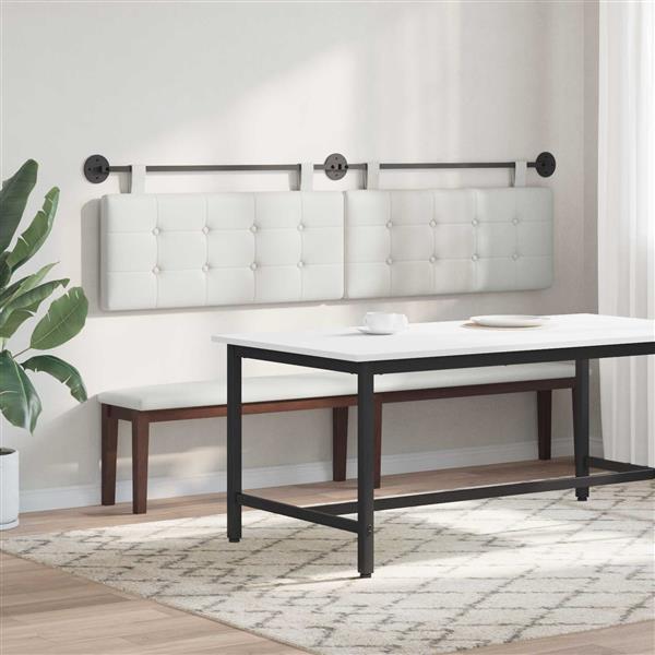 Grote foto vidaxl hangend hoofdeinde nep leer antiek en kunst stoelen en banken