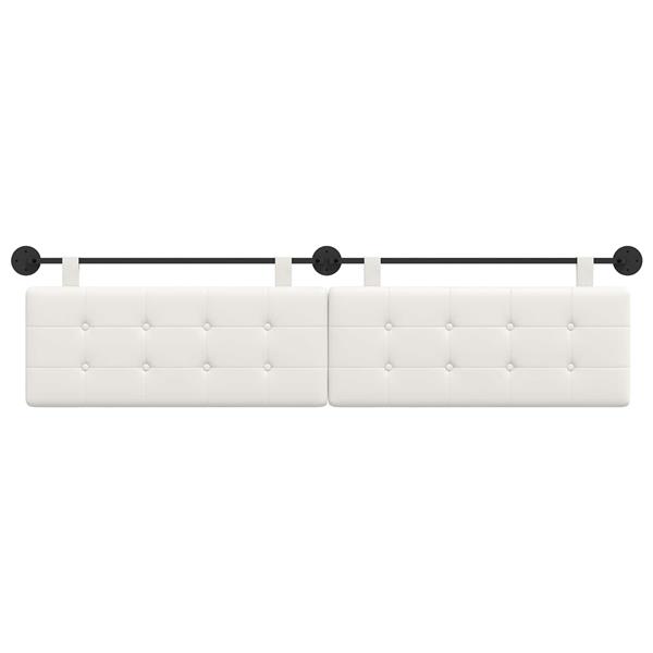 Grote foto vidaxl hangend hoofdeinde nep leer antiek en kunst stoelen en banken