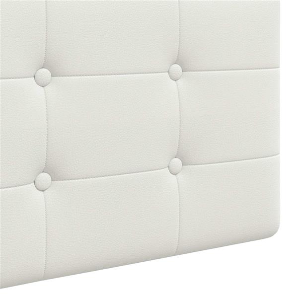 Grote foto vidaxl hangend hoofdeinde nep leer antiek en kunst stoelen en banken