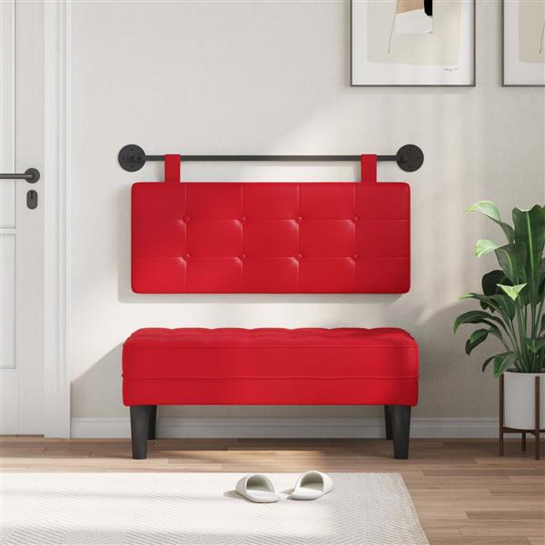 Grote foto vidaxl hangend hoofdeinde nep leer antiek en kunst stoelen en banken