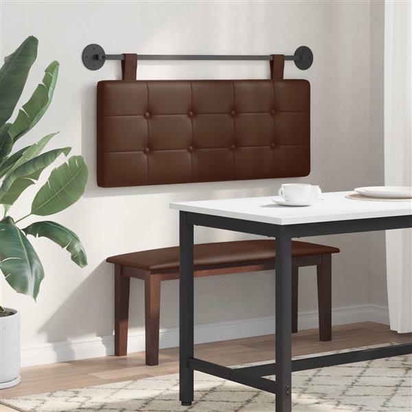 Grote foto vidaxl hangend hoofdbord nep leer antiek en kunst stoelen en banken