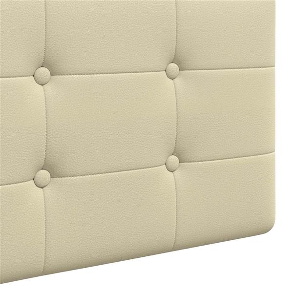 Grote foto vidaxl hangend hoofdeinde nep leer antiek en kunst stoelen en banken