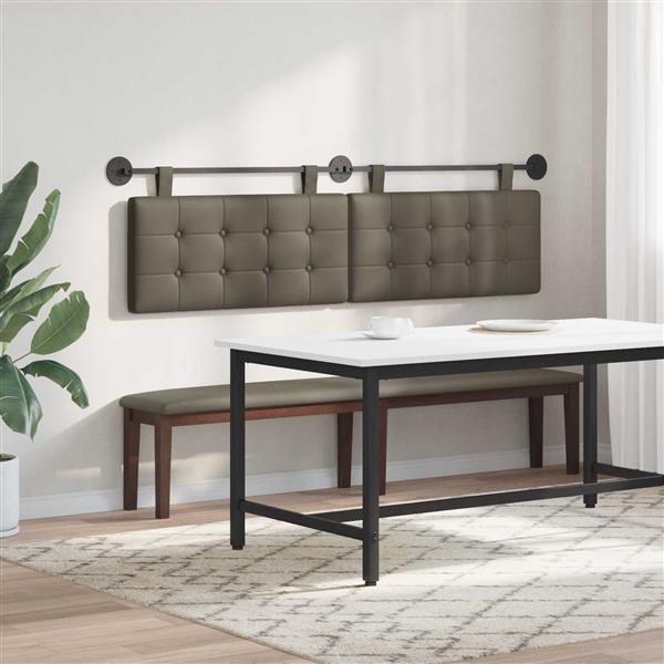 Grote foto vidaxl hangend hoofdeinde nep leer antiek en kunst stoelen en banken