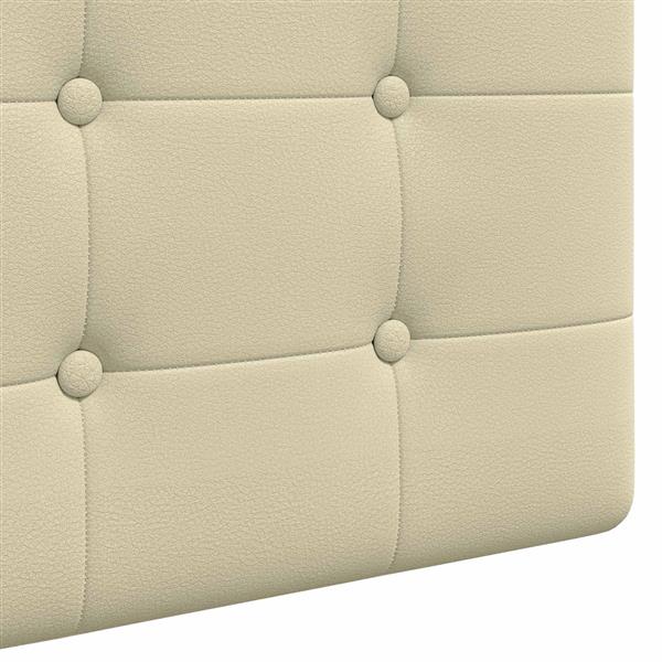 Grote foto vidaxl hangend hoofdeinde nep leer antiek en kunst stoelen en banken