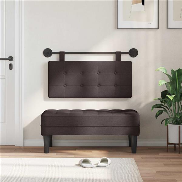 Grote foto vidaxl hangend hoofdeinde stof antiek en kunst stoelen en banken