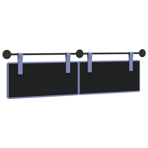 Grote foto vidaxl hangend hoofdeinde stof antiek en kunst stoelen en banken