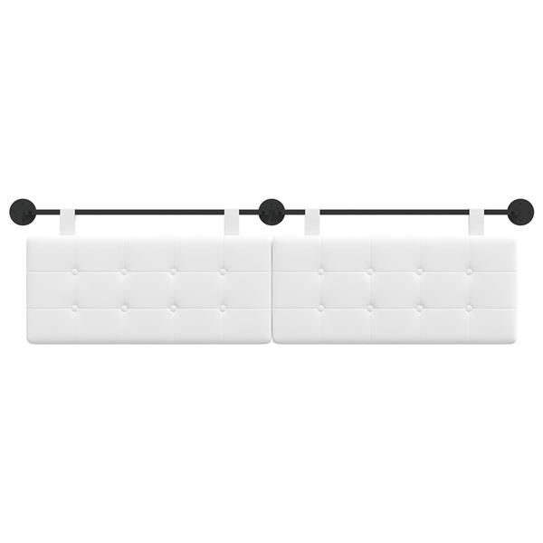 Grote foto vidaxl hangend hoofdeinde stof antiek en kunst stoelen en banken