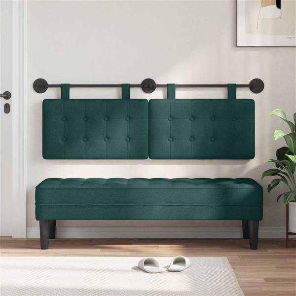 Grote foto vidaxl hangend hoofdeinde stof antiek en kunst stoelen en banken