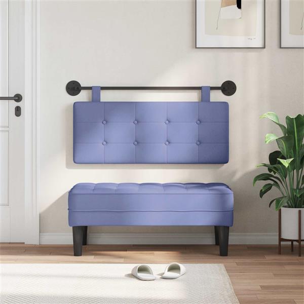 Grote foto vidaxl hangend hoofdeinde stof antiek en kunst stoelen en banken