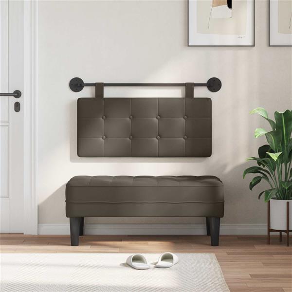 Grote foto vidaxl hangend hoofdeinde nep leer antiek en kunst stoelen en banken