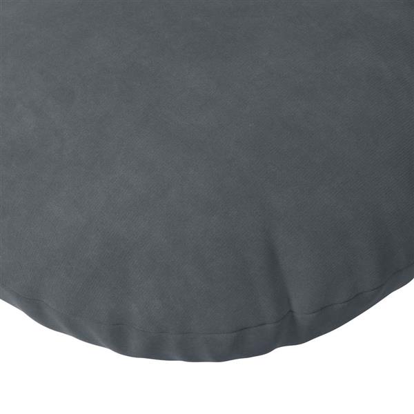 Grote foto vidaxl zitkussens 2 pcs donkergrijs 30 x 13 cm fluweel huis en inrichting woningdecoratie