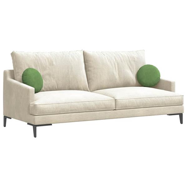 Grote foto vidaxl zitkussens 2 pcs lichtgroen 30 x 13 cm fluweel huis en inrichting woningdecoratie