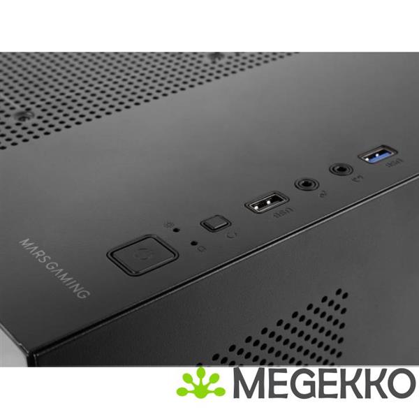 Grote foto mars gaming mc 3tlite mini tower zwart computers en software behuizingen en kasten