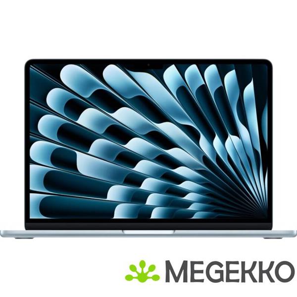 Grote foto apple macbook air 2026 13.6 m5 sky blue computers en software overige computers en software