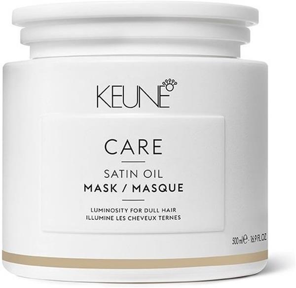 Grote foto keune care satin oil mask 500ml kleding dames sieraden