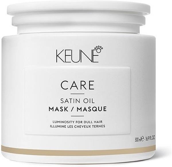 Grote foto keune care satin oil mask 500ml kleding dames sieraden