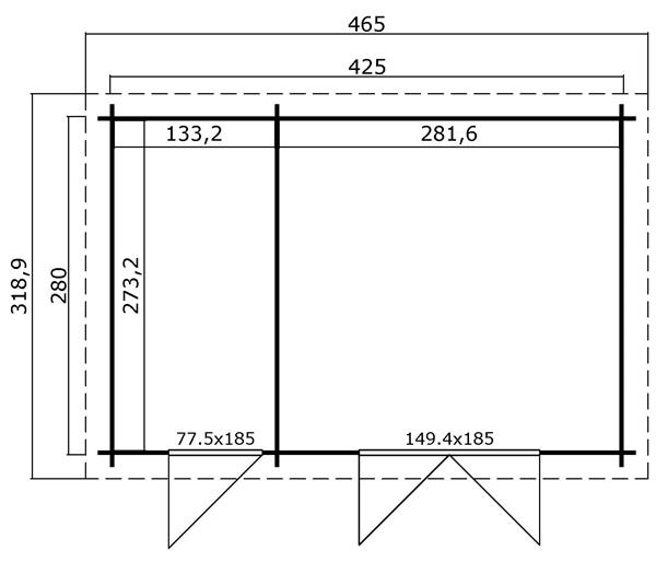 Grote foto nieuw modern tuinhuis belmont 2 tuin en terras tuinhuisjes en blokhutten