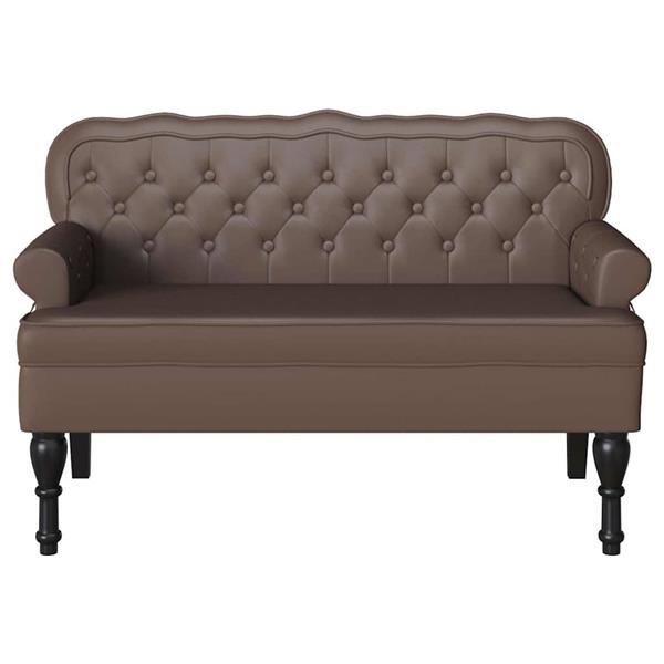 Grote foto vidaxl chesterfield bank bruin 119 5 x 64 5 x 75 cm nep leer huis en inrichting overige huis en inrichting