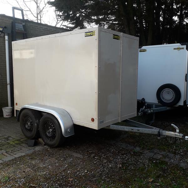 Grote foto gesloten aanhangwagen 2 as roca auto diversen aanhangers