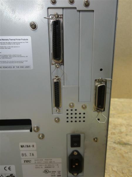 Grote foto toshiba tec b sx5t thermal barcode label printer 300dpi lan peel rewinder computers en software printers