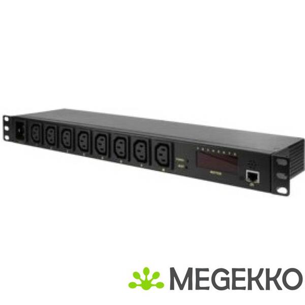 Grote foto logilink pdu8p01 8ac uitgang en 1u zwart energiedistributie. computers en software overige