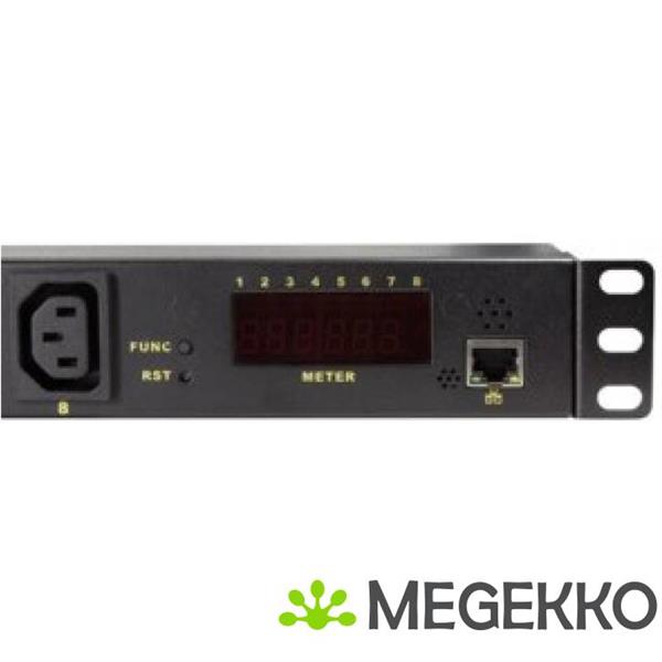 Grote foto logilink pdu8p01 8ac uitgang en 1u zwart energiedistributie. computers en software overige