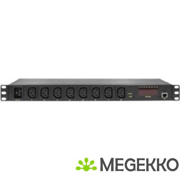 Grote foto logilink pdu8p01 8ac uitgang en 1u zwart energiedistributie. computers en software overige