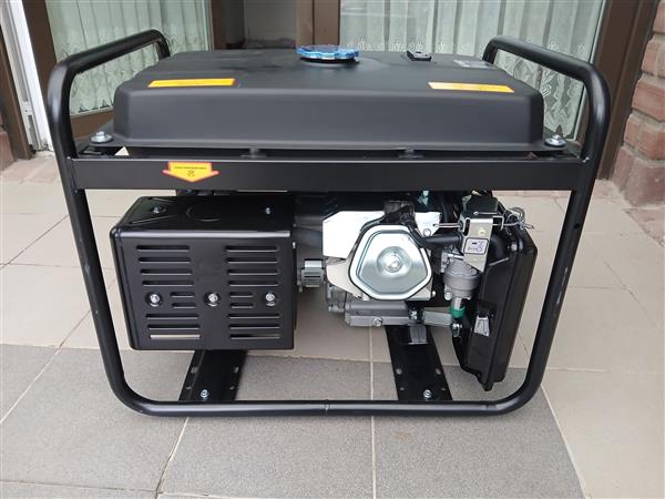 Grote foto stroom aggregaat hbm machines 5500w doe het zelf en verbouw aggregaten