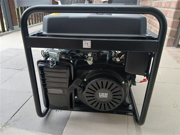 Grote foto stroom aggregaat hbm machines 5500w doe het zelf en verbouw aggregaten