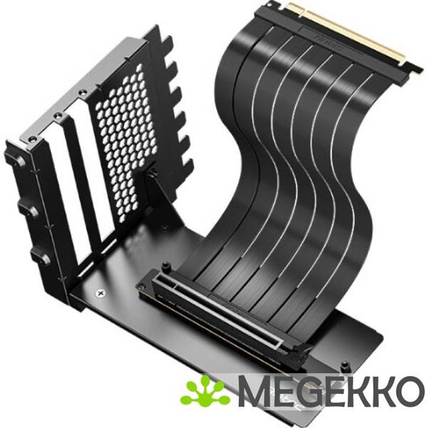 Grote foto antec pci e 5.0 black 200mm riser cable vertical bracket computers en software videokaarten