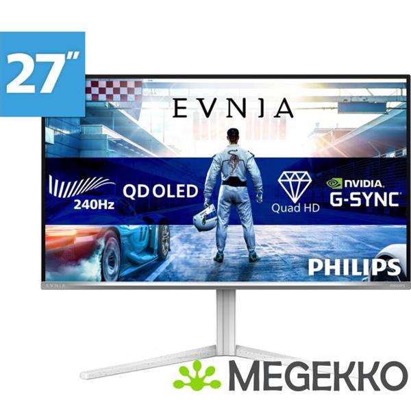 Grote foto philips evnia 27m2n6501l 00 27 quad hd 240hz oled ambiglow monitor computers en software overige computers en software